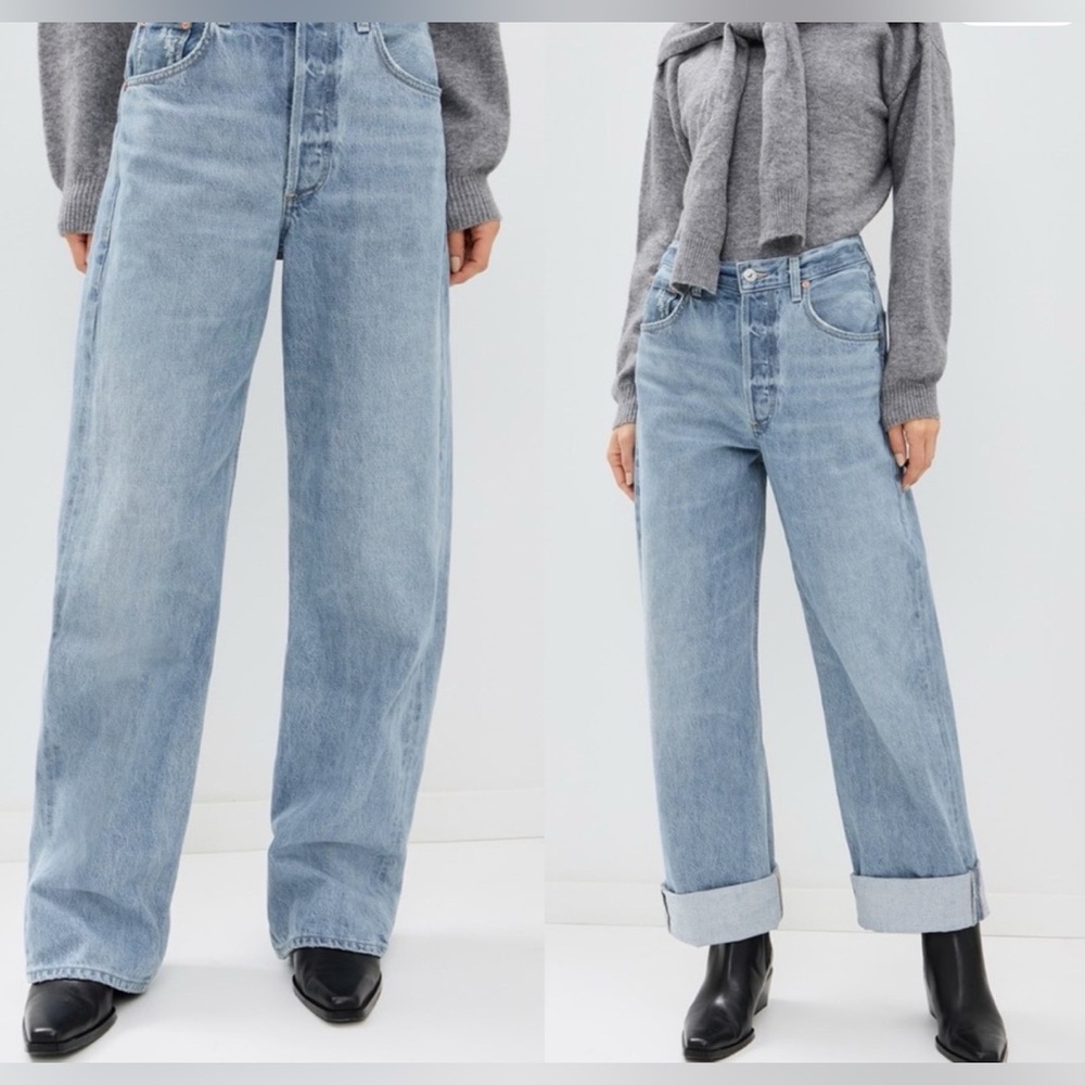 Women’s Citizens Of Humanity AYLA High Rise Wide Leg Jean in Gemini Size 30
